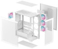 DEEPCOOL skříň CG580 4F / ATX / 4x120mm ARGB fans / 2xUSB 3.0 / panoramatická / tvrzené sklo / bílá