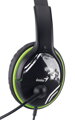 GENIUS headset - HS-400A, 2x 3,5 jack, redukce na single jack
