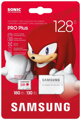 SAMSUNG PRO Plus Sonic the Hedgehog™ microSDXC 128GB + SD Adaptér / CL10 UHS-I U3 / A2 / V30