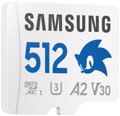 SAMSUNG PRO Plus Sonic the Hedgehog™ microSDXC 512GB + SD Adaptér / CL10 UHS-I U3 / A2 / V30