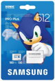 SAMSUNG PRO Plus Sonic the Hedgehog™ microSDXC 512GB + SD Adaptér / CL10 UHS-I U3 / A2 / V30