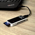 AXAGON čtečka paměťových karet microSD/SD/MS/XD/CF / CRE-X1 / USB 2.0 / 0,1m