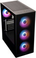 BitFenix skříň Grafi / ATX / 4x120 mms FRGB fan / 2x USB 3.0 / USB 2.0 / tvrzené sklo / černá
