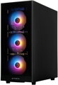 BitFenix skříň Grafi / ATX / 4x120 mms FRGB fan / 2x USB 3.0 / USB 2.0 / tvrzené sklo / černá