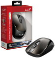 GENIUS NX-7125 Chocolate/ 1200 dpi/ bezdrátová/ Copilot/ 4tlačítková/ USB-A/ USB-C/ čokoládová