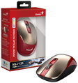 GENIUS NX-7125 GoldRed/ 1200 dpi/ bezdrátová/ Copilot/ 4tlačítková/ USB-A/ USB-C/ červenozlatá