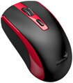 GENIUS ECO-8150 Red/ 1200 dpi/ bezdrátová/ dobíjecí/ Copilot/ 4tlačítková/ USB-A/ USB-C/ černočervená