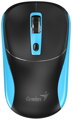 GENIUS NX-7123 BlackBlue/ 1200 dpi/ bezdrátová/ Copilot/ 4tlačítková/ USB-A/ USB-C/ černomodrá