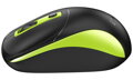 GENIUS NX-7123 BlackGreen/ 1200 dpi/ bezdrátová/ Copilot/ 4tlačítková/ USB-A/ USB-C/ černozelená