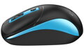 GENIUS NX-7123 BlackBlue/ 1200 dpi/ bezdrátová/ Copilot/ 4tlačítková/ USB-A/ USB-C/ černomodrá