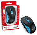 GENIUS NX-7123 BlackBlue/ 1200 dpi/ bezdrátová/ Copilot/ 4tlačítková/ USB-A/ USB-C/ černomodrá