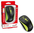 GENIUS NX-7123 BlackGreen/ 1200 dpi/ bezdrátová/ Copilot/ 4tlačítková/ USB-A/ USB-C/ černozelená