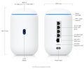 Ubiquiti UniFi Dream Router 7 - Router, 2,4/5/6GHz, Wi-Fi 7, Full UniFi OS, IDS/IPS, 4x 2.5GbE, 1x SFP+, 1x PoE (15W)