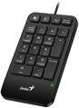 GENIUS NumPad 125/ Drátová/ USB-C/ Copilot/ slim design/ předložka/ černá
