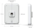 Ubiquiti UniFi 7 In-Wall - Wi-Fi 7 AP, 2.4/5GHz, až 5 Gbps, 3x 2.5GbE, PoE/PoE+ (bez PoE injektoru)