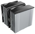 Be quiet! chladič CPU PURE ROCK PRO 3 / 2x120mm PWM fan / 6xheatpipe / stříbrný