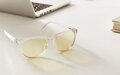 GUNNAR kancelářske/herní brýle OAKLAND CRYSTAL * jantárová skla * BLF 65 * GUNNAR focus