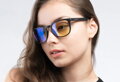 GUNNAR kancelárske/herné okuliare OAKLAND ONYX * jantárové sklá * BLF 65 * GUNNAR focus