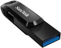 SanDisk Ultra Dual Drive Go 128GB / USB Type-C + USB Type-A / USB 3.2 Gen 1 / černá