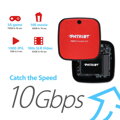 PATRIOT Portable SSD PDP31 2TB M.2 2230 format / USB 3.2 Gen2 / USB Type-C / externí / černo-červený