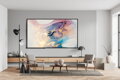 POŠKOZENÝ OBAL - ELITE SCREENS plátno v pevném rámu 135