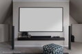 POŠKOZENÝ OBAL - ELITE SCREENS plátno v pevném rámu 135