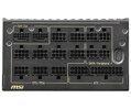 MSI zdroj MEG Ai1600T PCIE5/ 1600W/ ATX3.1/ akt. PFC/ 12 let celk. záruka/ 135mm fan/ modulární kabeláž/ 80PLUS Titanium