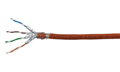 PLANET kabel SFTP, drát, Cat 6A, 4p, 500MHz, B2cas1d1a1 LS0H, stíněný každý pár,Planet Elite, oranžový, Dca, balení 500m
