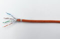 PLANET kabel SFTP, drát, Cat 6A, 4p, 500MHz, B2cas1d1a1 LS0H, stíněný každý pár,Planet Elite, oranžový, Dca, balení 500m