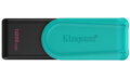 KINGSTON DataTraveler EXODIA S 128GB / USB 3.2 Gen1 / černá + tyrkysová