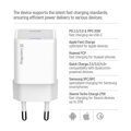 COLORWAY 1x USB-C/ síťová nabíječka/ GaN/ PD/ PPS/ 30W/ Bílá