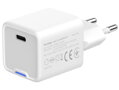 COLORWAY 1x USB-C/ síťová nabíječka/ GaN/ PD/ PPS/ 25W/ Včetně 100cm kabelu/ Bílá