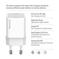 COLORWAY 1x USB-C/ síťová nabíječka/ GaN/ PD/ PPS/ 25W/ Včetně 100cm kabelu/ Bílá