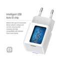COLORWAY 1x USB-C/ síťová nabíječka/ GaN/ PD/ PPS/ 25W/ Včetně 100cm kabelu/ Bílá