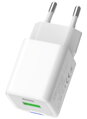 COLORWAY 1x USB-C/ síťová nabíječka/ GaN/ PD/ PPS/ QC/ 35W/ Včetně 100cm kabelu/ Bílá