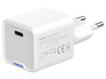 COLORWAY 1x USB-C/ síťová nabíječka/ GaN/ PD/ PPS/ 35W/ Včetně 100cm kabelu/ Bílá