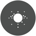 Ubiquiti UniFi Gang Box Mounting Plate B - Instalační deska na zeď pro kamery UniFi Pro, Bullet, Dome,Turret, PTZ, černá
