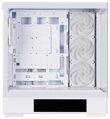 Zalman skříň P40 DS / ATX / 4x120mm ARGB fan / 2xUSB 3.0 / USB-C / displej / panoramatická / bílá