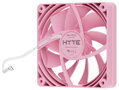 HYTE ventilátor 120mm PWM / barva Strawberry Milk / 1500rpm / 72CFM / ABS / 4-pin / sada 4x ventilátor