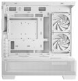 DEEPCOOL skříň CG380 3F microATX / 3x120mm  ARGB PWM / USB 3.0 / 2×USB 2.0 / panoramatická bílá