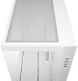 DEEPCOOL skříň CG330 3F microATX / 3x120 mm ARGB fan / USB 3.0 / 2×USB 2.0/ panoramatická / bílá