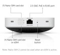 Ubiquiti UniFi 5G Max - 5G/LTE/3G modem pro UniFi, dual nano SIM/eSIM, 1x 2.5GbE, PoE