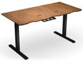 Endorfy herní stůl Atlas L electric Dark Wood / 150x76cm / nosnost 80kg / el. nastavení výšky (72-120cm) / tmavé dřevo