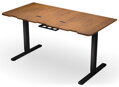 Endorfy herní stůl Atlas L electric Dark Wood / 150x76cm / nosnost 80kg / el. nastavení výšky (72-120cm) / tmavé dřevo