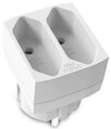 NEDIS síťový rozbočovač/ 2x zásuvka typu C (euro)/ 250 V AC 50/60 Hz/ 2,5 A/ 1100 W/ bílý