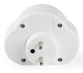 NEDIS síťový rozbočovač/ 2x zásuvka typu E (s kolíkem)/ 250 V AC 50/60 Hz/ 16 A/ 3500 W/ vypínač/ bílý