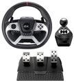 POUŽITÉ - OPRAVENÉ - GENIUS GX Gaming volant SpeedMaster X5 FF/drátový/ USB-C/1080° rotační a vibrační/pedály/řadící pá...