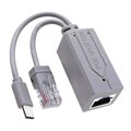 XtendLan XL-POES-5VUC, PoE splitter 802.3af, 100Mb, stabilizovaných 5V/2,4A, výstup USB-C