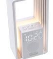 IMMAX LED budík CALM/ relaxační zvuky/ 18W/ vstup 12V/1,5A/ výstup 10W (5V/2A)/ 3000K/ USB-C/ bílý