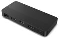 Lenovo USB-C Dual Display 4K Travel Dock - (2x USB-C, USB)